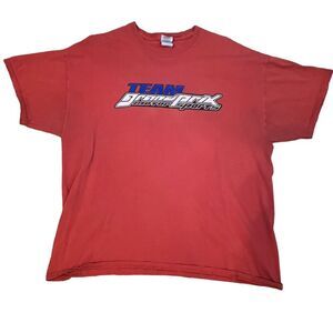 Team Grand Prix Motor Sport T-Shirt Size XL Red Short Sleeve Moto T-Shirt